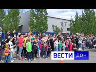 В ростовском парке Левобережный сегодня тушили пожар и ликвидировали последствия ДТП. Все это - часть программы мероприятий в че