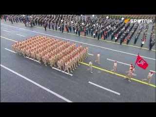 La Plaza Roja de Mosc acogi el desfile militar anual del 9 de mayo