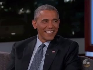 На телепередаче Джимми Киммела прозвучало в интервью 44-го президента США Барака Обамы
