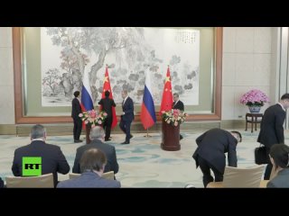 EN DIRECT : conférence de presse conjointe des ministres des Affaires étrangères de la Russie et de la Chine