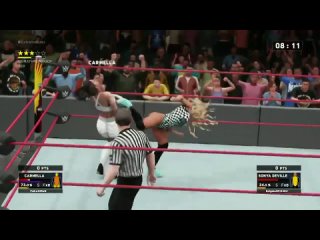 WWE 2K18 SmackDown Womens Champion Carmella vs  Sonya Deville SIngles Match