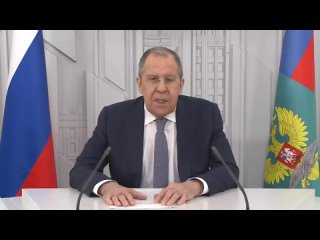 The Russian Foreign Ministry published a video with Sergei Lavrov's address to the participants of the third international youth
