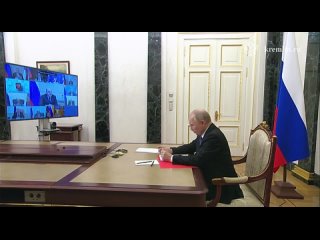 🇷🇺Президент России Владимир Путин провел оперативное совещание с постоянными членами Совета Безопасности