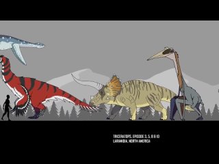 Доисторическая планета 1 и 2. Парад вымерших животных.