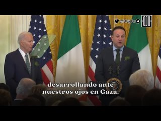 🇮🇪El primer ministro irlandés le da una lección a Biden