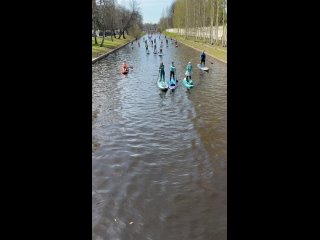 Видео от MAD_SUP прогулки на САП в СПб