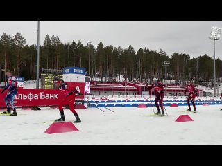 Мужская эстафета чемпионата России по биатлону началась в центре зимних видов спорта «Жемчужина Сибири» в Тюмени