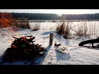 Утренний вело-лыжный поход на Воронье болото.