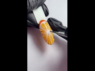 Рисуем сочный апельсин