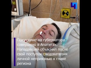 Житель Мурманской области с ножом напал на губернатора региона Андрея Чибиса