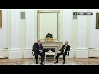 Путин провел встречу с президентом Белоруссии Александром Лукашенко
