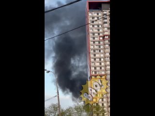 Крупный 🚒🔥📣 на востоке Москвы.