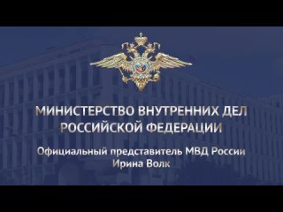 ‼️ Комментарий официального представителя МВД России Ирины Волк по факту того, что в Брянской области полицейские пресекли деяте