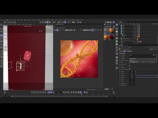 Cinema 4d Tutorial - How to  Create an  lighting and material DNA