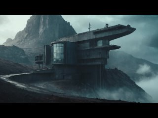 Mountain Research Station - Post Apocalyptic Rain Ambience - Atmospheric Dystopian Ambient Music