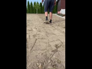 Инновационное изобретение “Тапок для утаптывания“.  Идеально подходит для утаптывания почвы в ландшафтном дизайне.