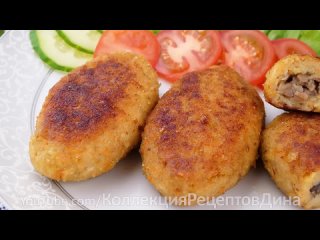 Зразы из Рыбы с Грибной начинкой! Рыбные котлеты с грибами! Рыбное угощение в Пост и не только!