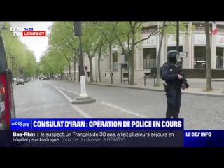 Man threatening to blow up Iranian consulate arrested in Paris  media reports