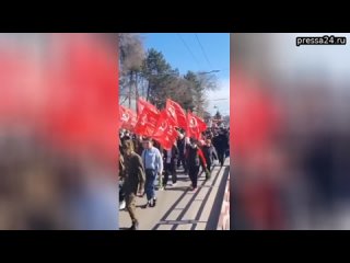 Жители молдавского города Бельцы вышли на масштабный марш по случаю 80-й годовщины освобождения гор