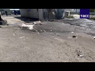 Газозаправочная станция в Шебекино после атаки дрона ВСУ