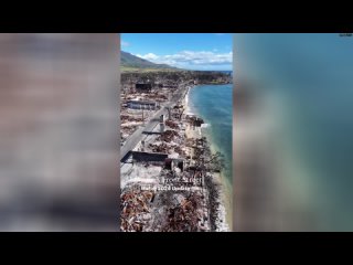 Разруха на Гавайях спустя полгода после пожара.  Режим Байдена призывает отправлять миллиарды доллар