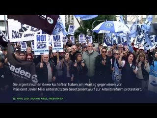 Eine nationale Schande  Protest in Argentinien gegen Reformentwurf von Milei