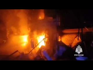 🔥В Татарстане вчера вечером, произошел пожар в жилом доме.