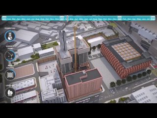 Строительство и логистика на строительной площадке, пивоварня Boddingtons, Манчестер