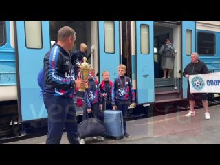 В Севастополе встретили футболистов, вернувшихся со Всероссийского турнира «Sanrise cup 2024»