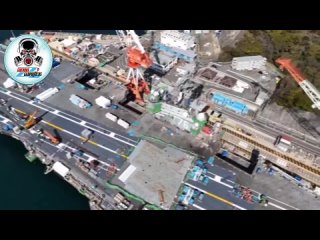 Un dron desconocido sobrevol la base naval estadounidense en Yokosuka, Japn, las imgenes captadas por el dron terminaron en l
