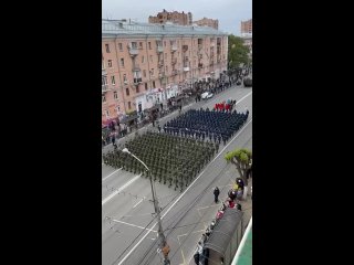 г.Рязань, площадь Победы, возвращение с парада в Москве.