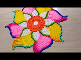 Rangoli for Diwali   lakshmi pada FESTIVALS rangoli designs #597