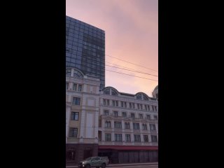 Прекрасный закат в Донецке