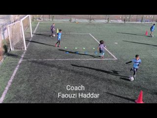 Футбольное упражнение на улучшения навыков паса и координации - U8-10