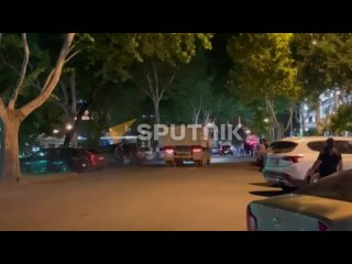 During a protest in Yerevan, an unknown man drove a KAMAZ into the crowd