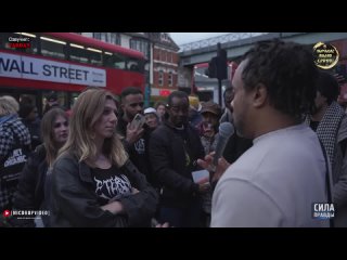 Лондон.Уличный проповедник Дэвид Линн против ЛГБТ
