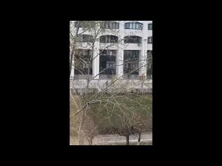 Нападение на здание администрации Владимирской области произвел неизвестный.