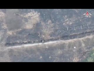 Кадры уничтожения группы украинских диверсантов, пытавшихся прорваться в Белгородскую область