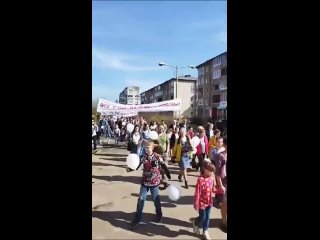 Пасхальное шествие в г.Ангарске Иркутской области.