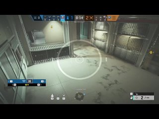 R6 Echo challange on airplane