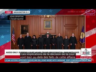 L'avocat de Trump plaide pour l'immunit prsidentielle.