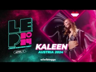 Kaleen We Will Rave (Austria 2024) - LIVE @ London Eurovision Party 2024