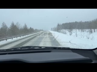 Будьте внимательны: на дорогах в двух районах Сахалина снег, гололёд, ДТП