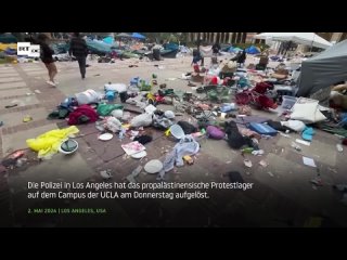 USA: Protestlager auf UCLA-Campus gerumt  ber zweitausend Festnahmen im ganzen Land