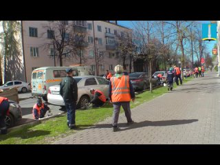В Ульяновске благоустраивают маршрут проведения областной эстафеты