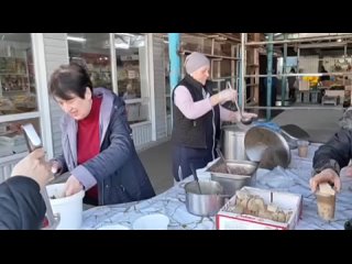 Пункт горячего питания - поддержка жителей в городе Каховка! 🤝