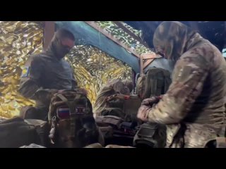 Кадры роботы русской армии на Херсонском направлении — бойцы выставили ночной пост