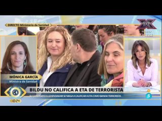 Mónica García: Ministra de Sanidad con el PSOE, apoya el aumento del gasto en DEFENSA