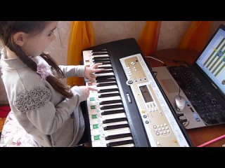 Программа Софт Моцарт. Французская песенка. Настя, 5 лет.