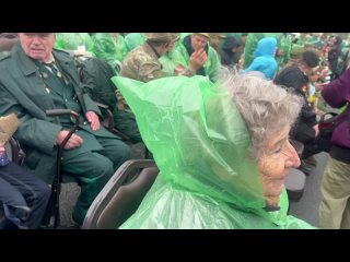 Ветеран Нина Константиновна Сухова на Параде Победы в Челябинске